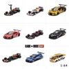 MINIGT 1:64 Lamborghini Porsche Maybach Skyline GTR Red Bull F1 Ford Alloy Car Model Toy Collection Ornament Christmas Gift 1