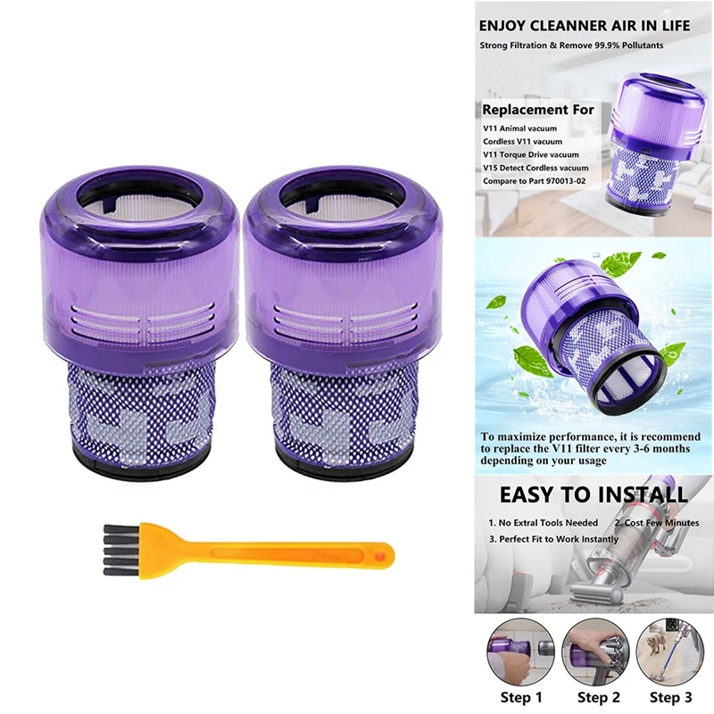 

Для Dyson V15 V11 SV14 моющийся Беспроводной Фильтр Запчасти для пылесоса Hepa запасная деталь