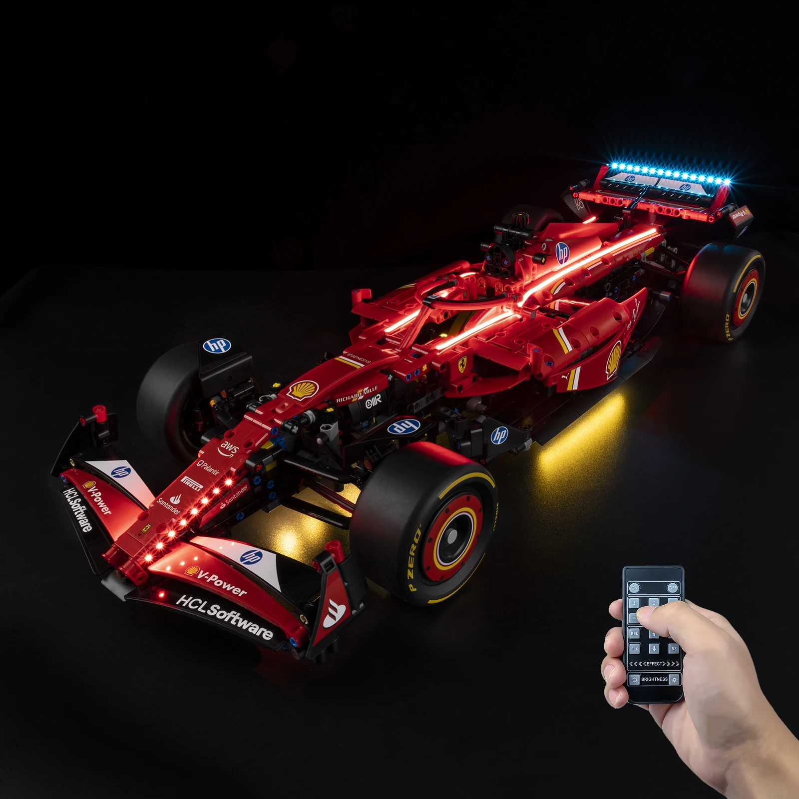 SF-24 F1 Araba 42207 Model DIY Oyuncak Seti için Led Işık Kiti (Yalnızca Aydınlatma Kiti Model Yok)