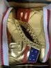 2024 MAGA Trump Gold Silver Sneakers Never Surrender Donald Distressed Gym High Top Shoes Men's Women's Casual Boots Road Shoes 2