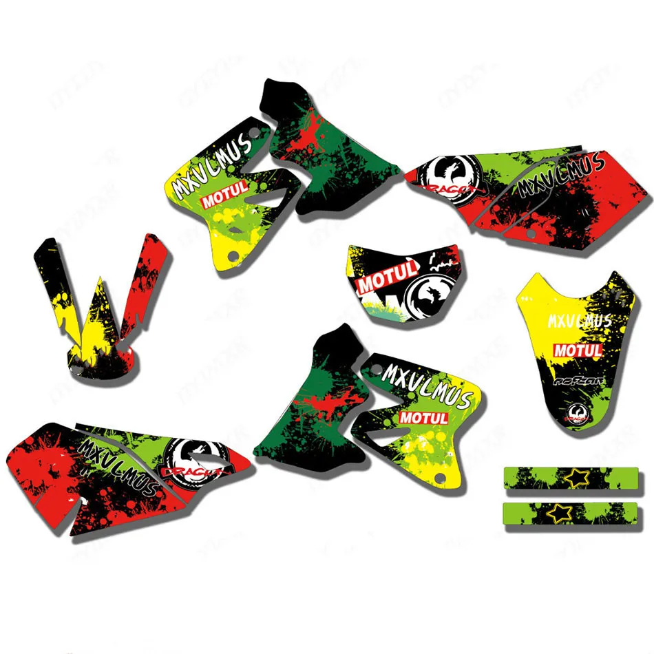 그래픽 맞춤형 스티커 오토바이 데코, 스즈키 DRZ400 DR Z400 DRZ400S DRZ400SM 2000 2008 2009