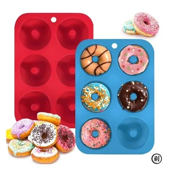 6-Hole Silicone Donut Mold 1