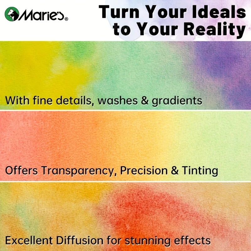 24-Color Watercolor Paint Set 4