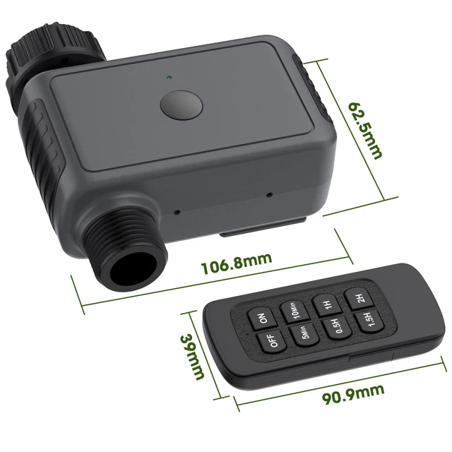 Smart Remote Control Water Timer 1-Outlet Intelligent Garden Sprinkler Irrigation System Outdoor Automatic Watering Timer 6