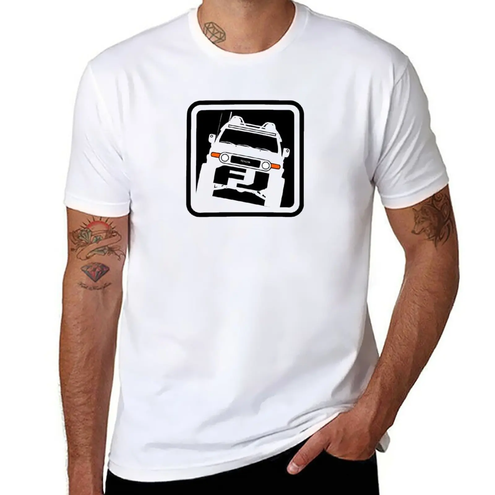 

New FJ Cruiser T-Shirt Oversized t-shirt korean fashion Aesthetic clothing mens t shirt