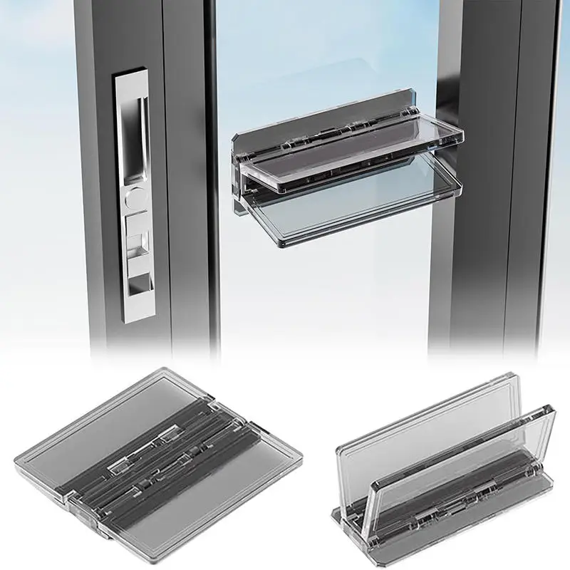 Sliding Door Lock Window Limiter Child Safety Protection Locks Window Lock Buckle Fixing Device Prevent Babies Opening Windows