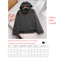 Windproof Stand Collar Jacket Women's Outdoor Casual Hooded Thin Coat Jacket - Image 6