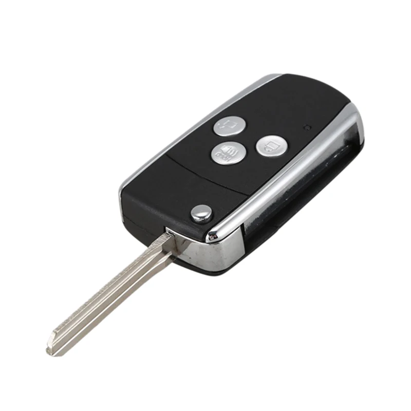 

Flip Folding Uncut Remote Car Key Shell Case Fob 3 Buttons for Honda for JAZZ/CRV Odyssey CIVIC