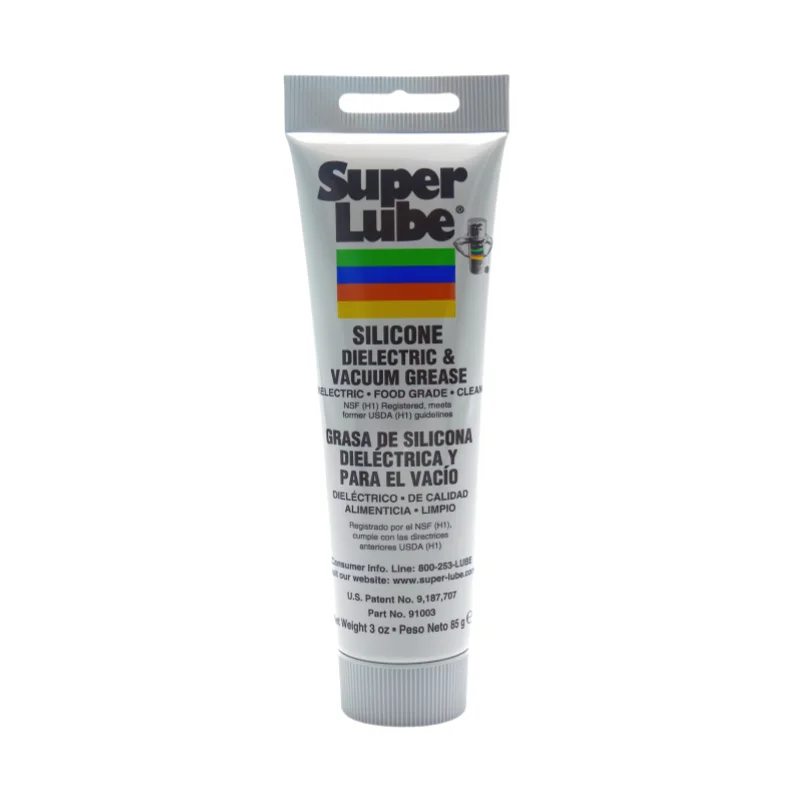 Original Super Lube 92003 91003 Silicone Lubricating Grease Waterproof PTFE Grease Best for 3D Printer 3Oz Tube Translucent