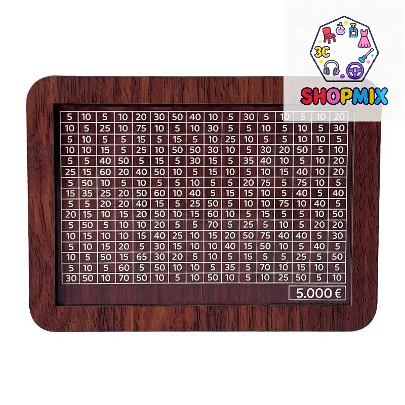 Spardose Aus Holz Mit Sparziel Und Nummern Zum Abhaken_voghion.com