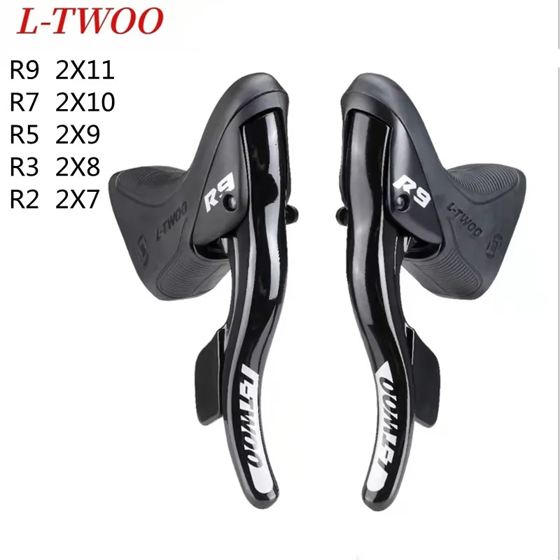 Ltwoo R9 2 X1 1/R7 2 X1 0/R5 2 X1 0/R3 2X 8/R2 2X7 Velocità Bici Da Strada Shifters Leva Freno Bicicletta Da Strada Compatibile Per Deragliatore