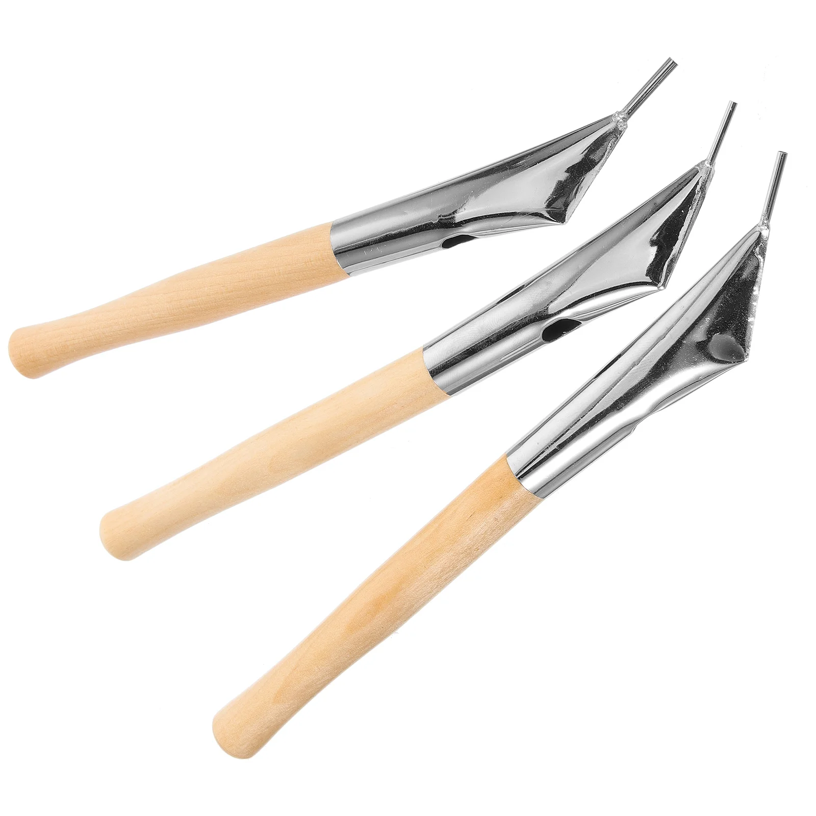 3PCS Batik Tool Carve Artwork Paint Pen Sculpture DIY Clay Wax Pottery Tools