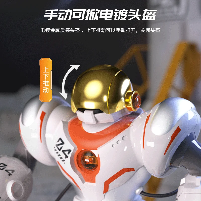 RC Robot Toy Kids Intelligence Robots Smart Action Walk Singing Dance Gifts For Kids Aged  8-14 Boys Girls Birthday Gift 4