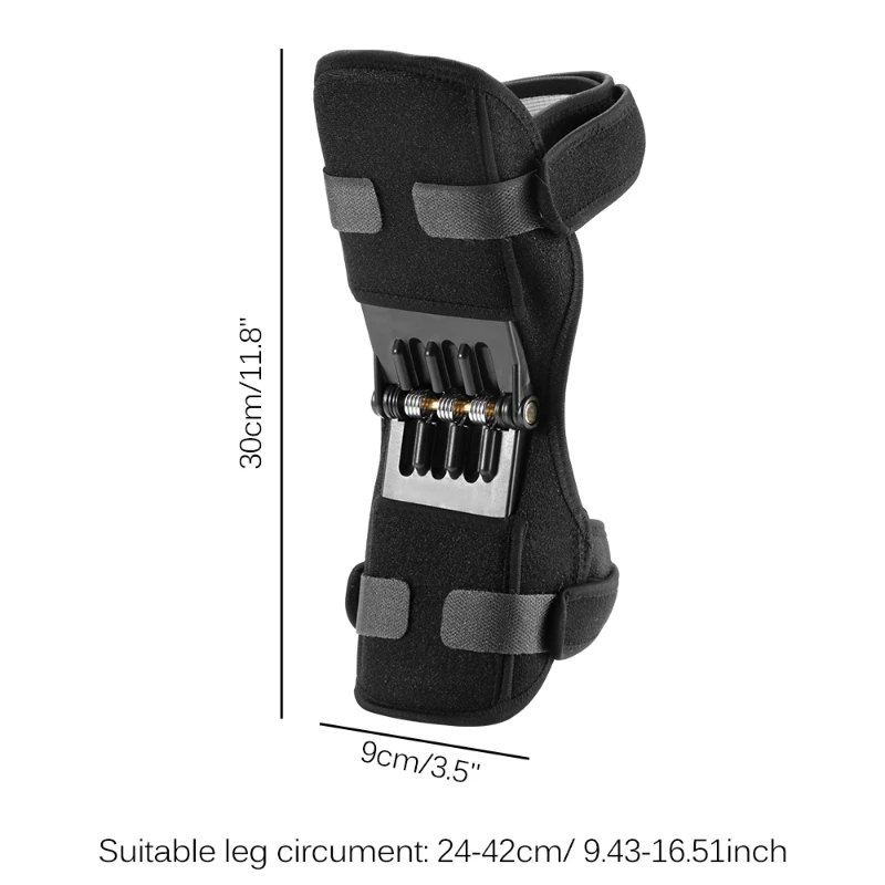 1 Piece Knee Protection Booster Power Support Knee Guard Strong Rebound Patella Joint Protection Outdoor Sports Guard