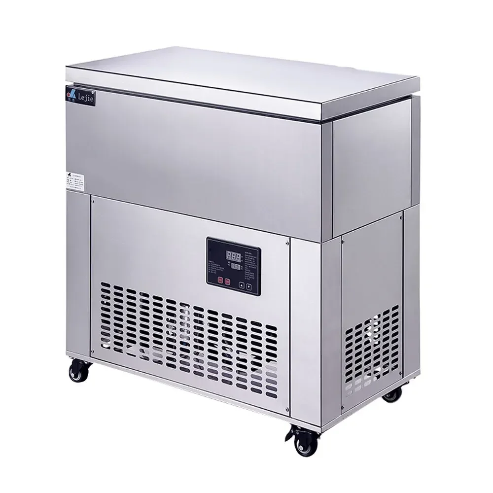 LJM120-6 Commercial Six-barrel Cotton Ice Block Machine Snowflake Ice Cream Machine