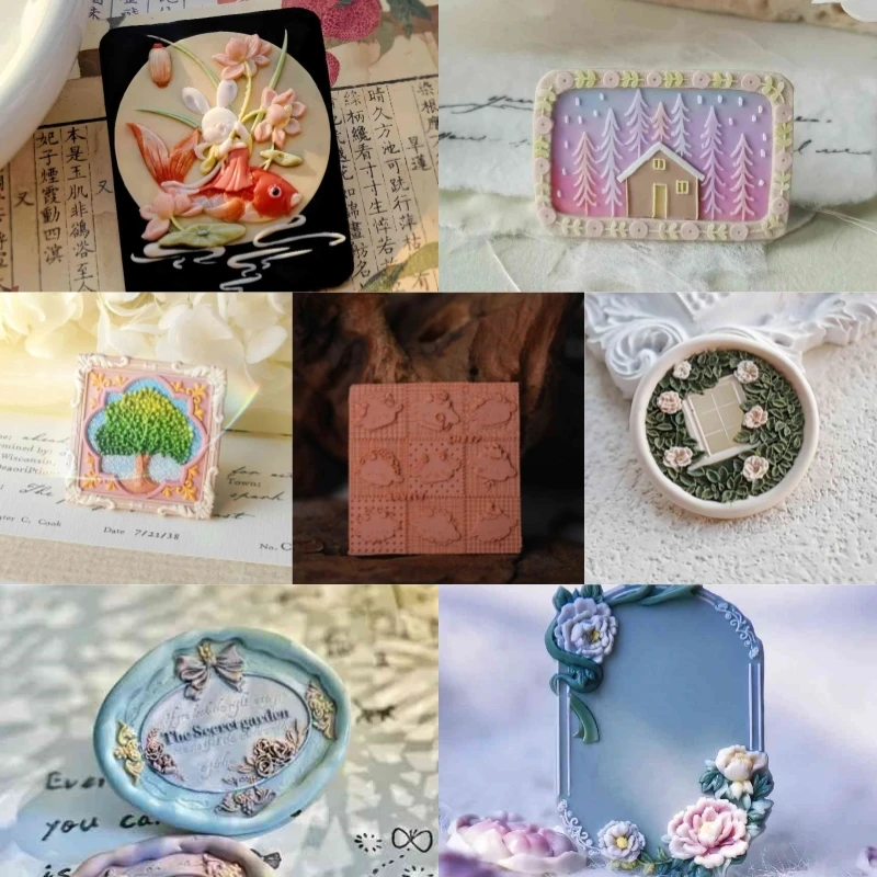New Fire Seal Seal Head Bow Rose Floyd Cute Sheep Embossed Invitation Envelopes Sealed Copperhead Diy Stamp Toy
