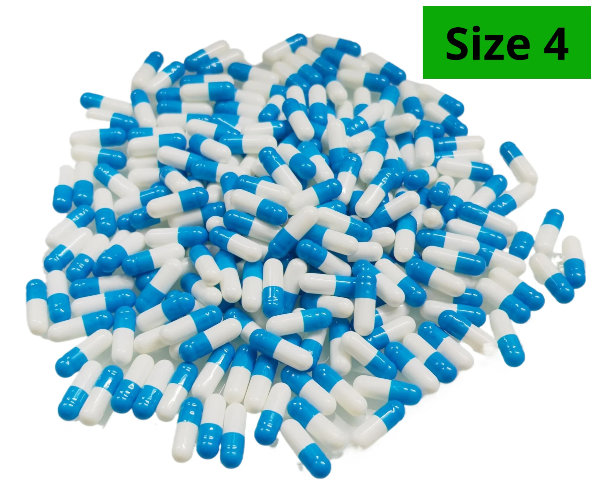 10000PCS Size 4 Medical Empty Capsule. Vacant Capsule,Gelatin Empty Capsule Shell Size 4,Pill Case,Granu(joined or seperated )