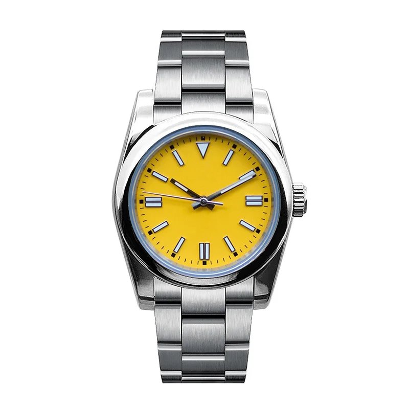 

New Custom Watch Men NH35 Movement Men's mechanical Automatic Watches Luxury Sport Sapphire Glass Luminous Waterproof Clock