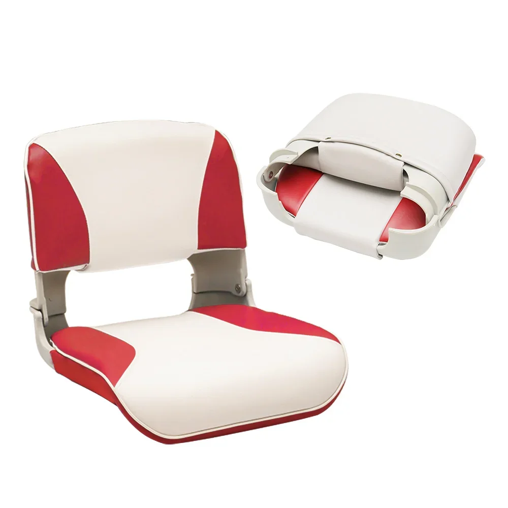 Low Back Folding Boat Seat, Fold Down Function, Fishing Bass, China Factory