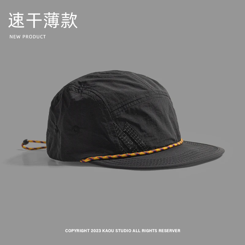 Gorra De Béisbol De Secado Rápido Para Mujer, Impermeable, Ajustable, Transpirable, Malla Para Correr, Protección Solar, Gris Oscuro