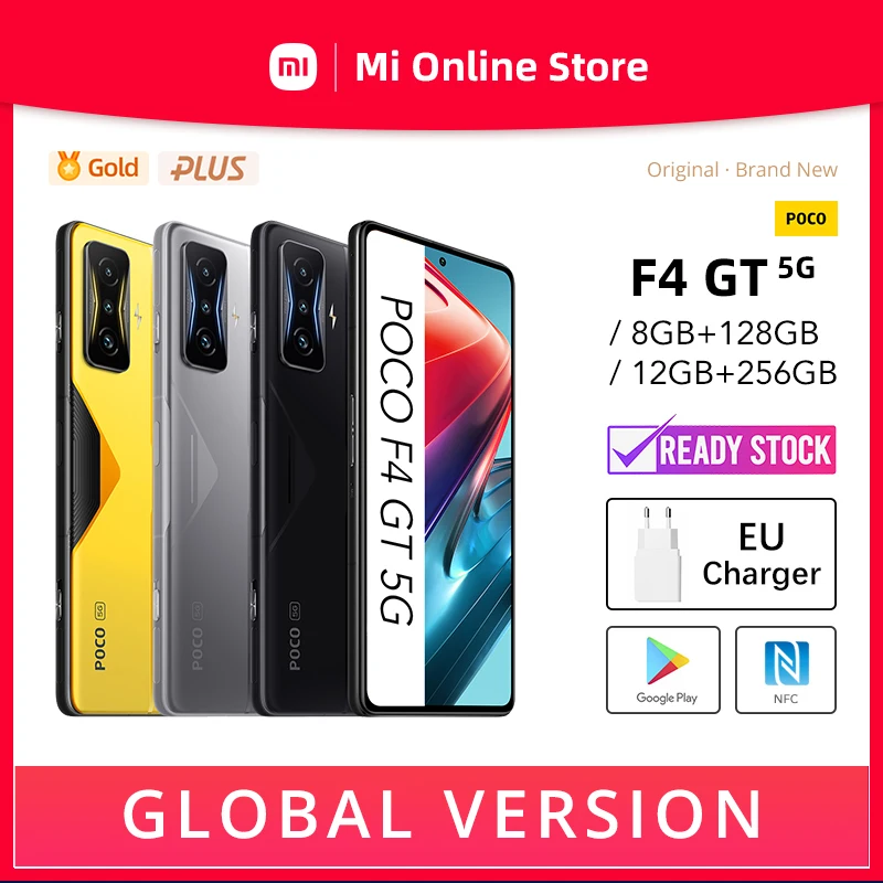 Xiaomi Poco F4 GT 5G Dual SIM YELLOW 6.67 12/256GB GLOBALVERSION CN  FREESHIP