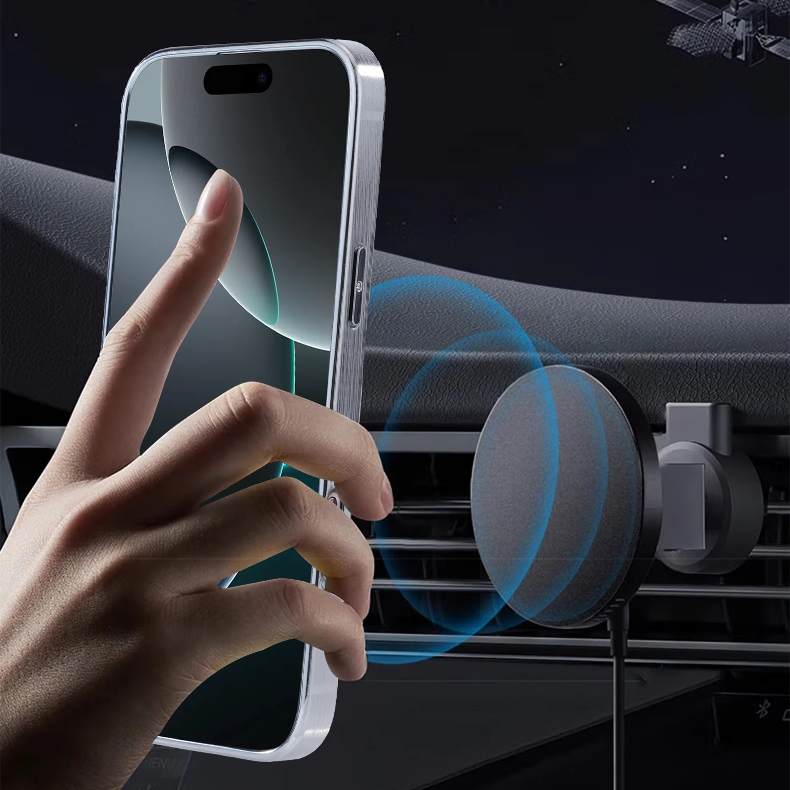 Luxury Magnetic Shockproof Phone Case with Lens Protection and Electroplated Design