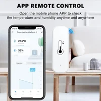 Tuya WiFi Temperature Humidity Sensor Smart Life Remote Monitor Thermometer Hygrometer Smart Home Work with Alexa Google Home - Image 2