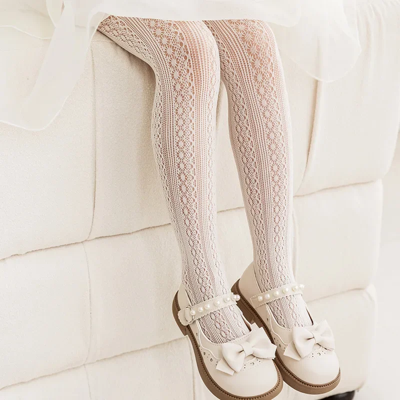 Spring Summer Baby Girl Tights Kids Dance Stocking Sock Children School Student Uniform Tights Princess Mesh Pantyhose Hosiery kids pantyhose ballet tights