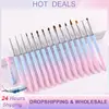 1/3/4/5pcs Nail Art Brush UV Gel Painting Drawing Acrylic Nail Brush Liner Nail Lines Drawing Brushes Manicure Nail Art Tools 1