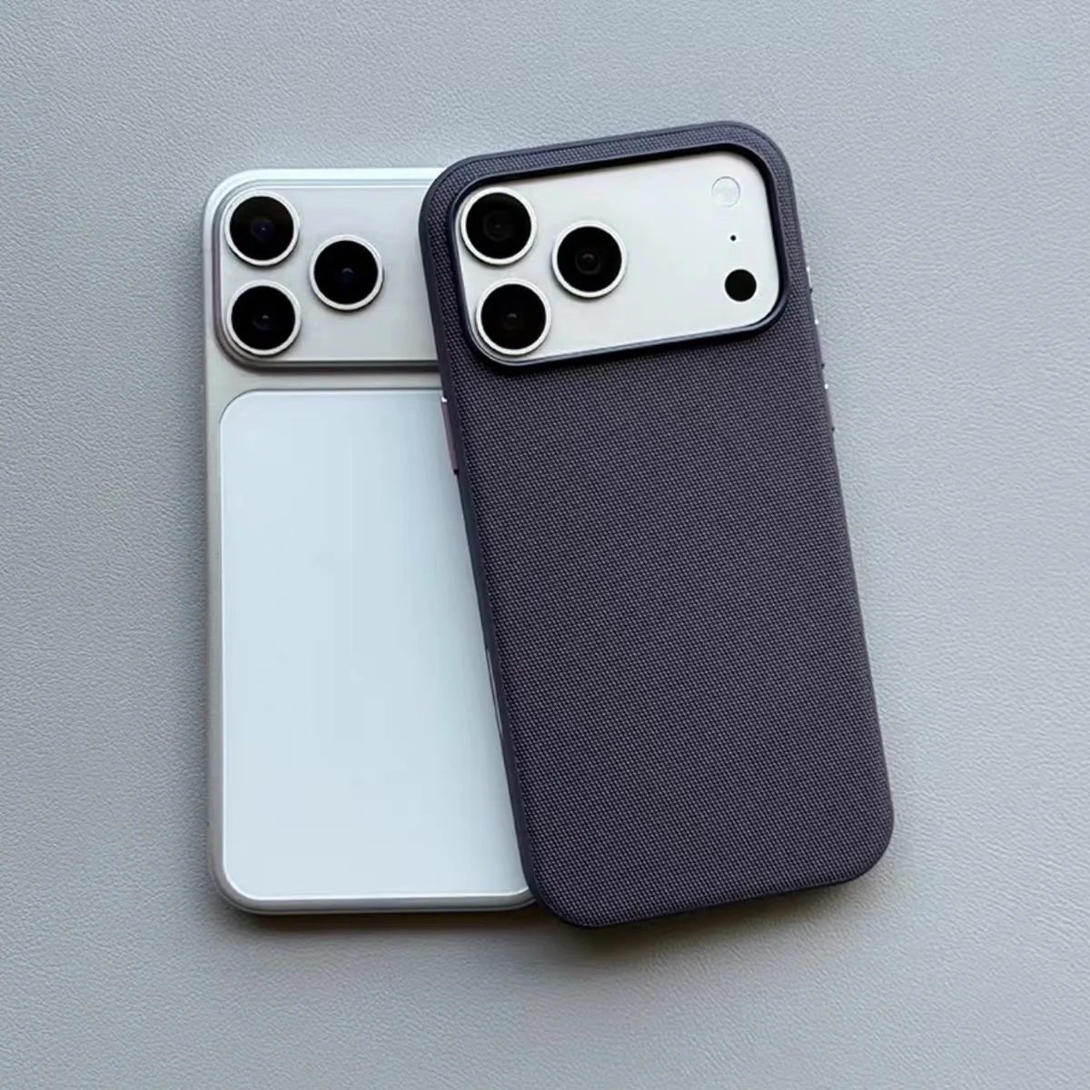 Premium Tech Fabric Woven Magnetic Phone Case with Wireless Charging Compatibility