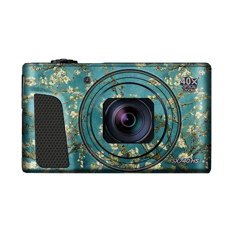 Canon PowerShot SX740HS 데칼 스킨 카메라 비닐 랩 필름 용 맞춤형 스티커 긁힘 방지 보호 코트 SX740 HS