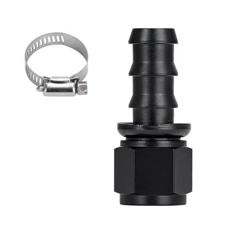 

10AN AN10 AN-10 Straight Fuel Push-on Hose End Fitting Adaptor Aluminum