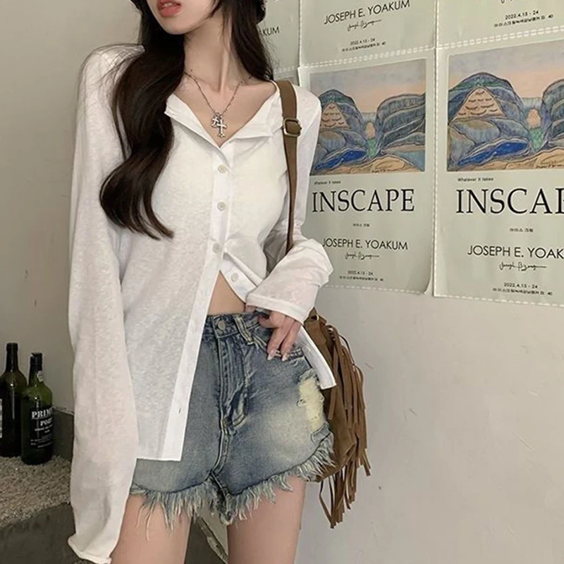 可愛いギンガムポッケ＊22SS nach POCHE VICHY BOUQUET Tシャツ Gidyq Casual Women Coffee Color T Shirts Fashion All Match