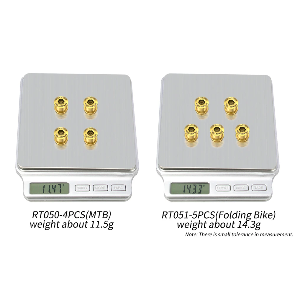 Titanium Bike Chainring Bolts 3