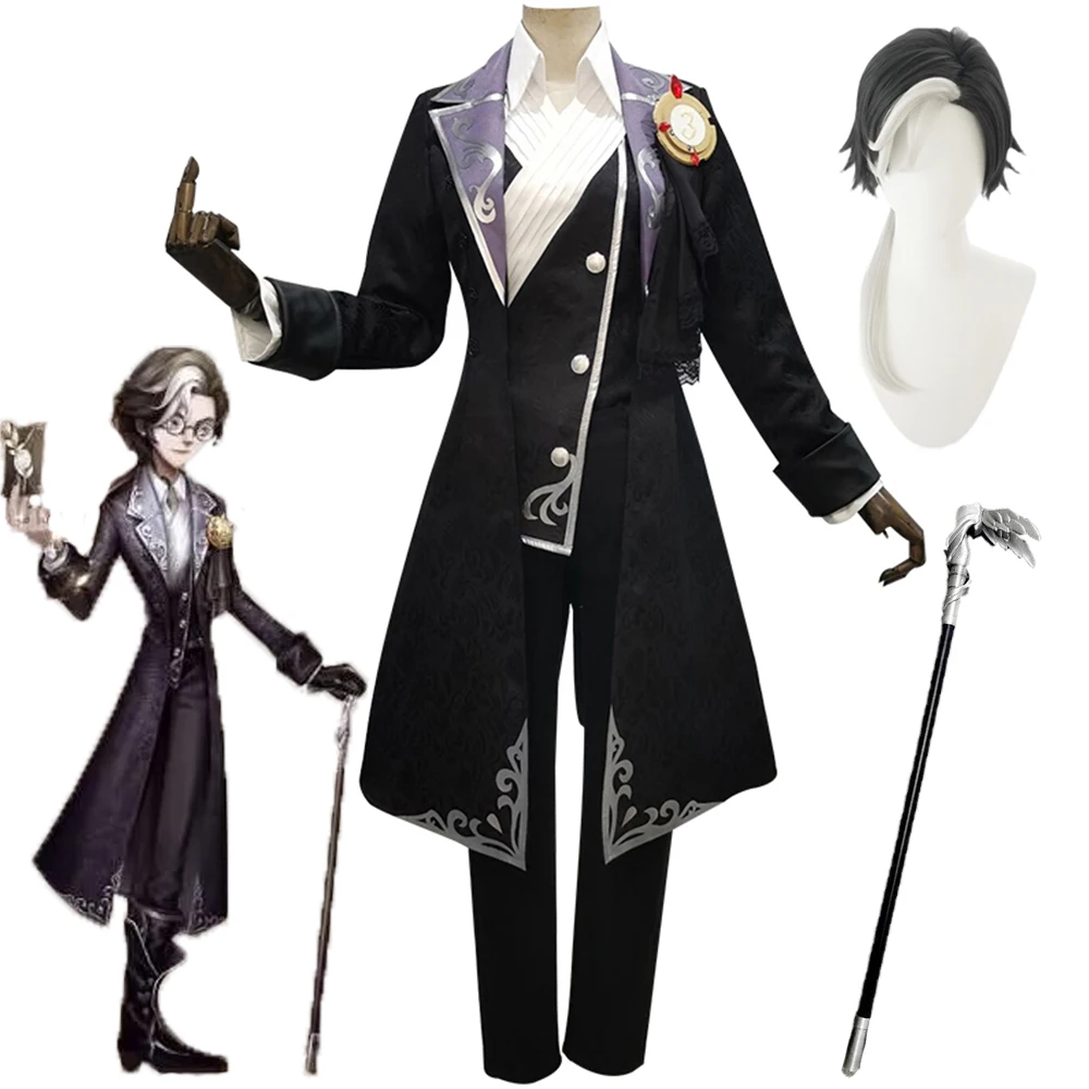 

Anime Game Identity V Cosplay Costumes Photographer Joseph Desaulniers Cosplay Costume D.M Skin Uniforms Wig Clothes Suits Adult