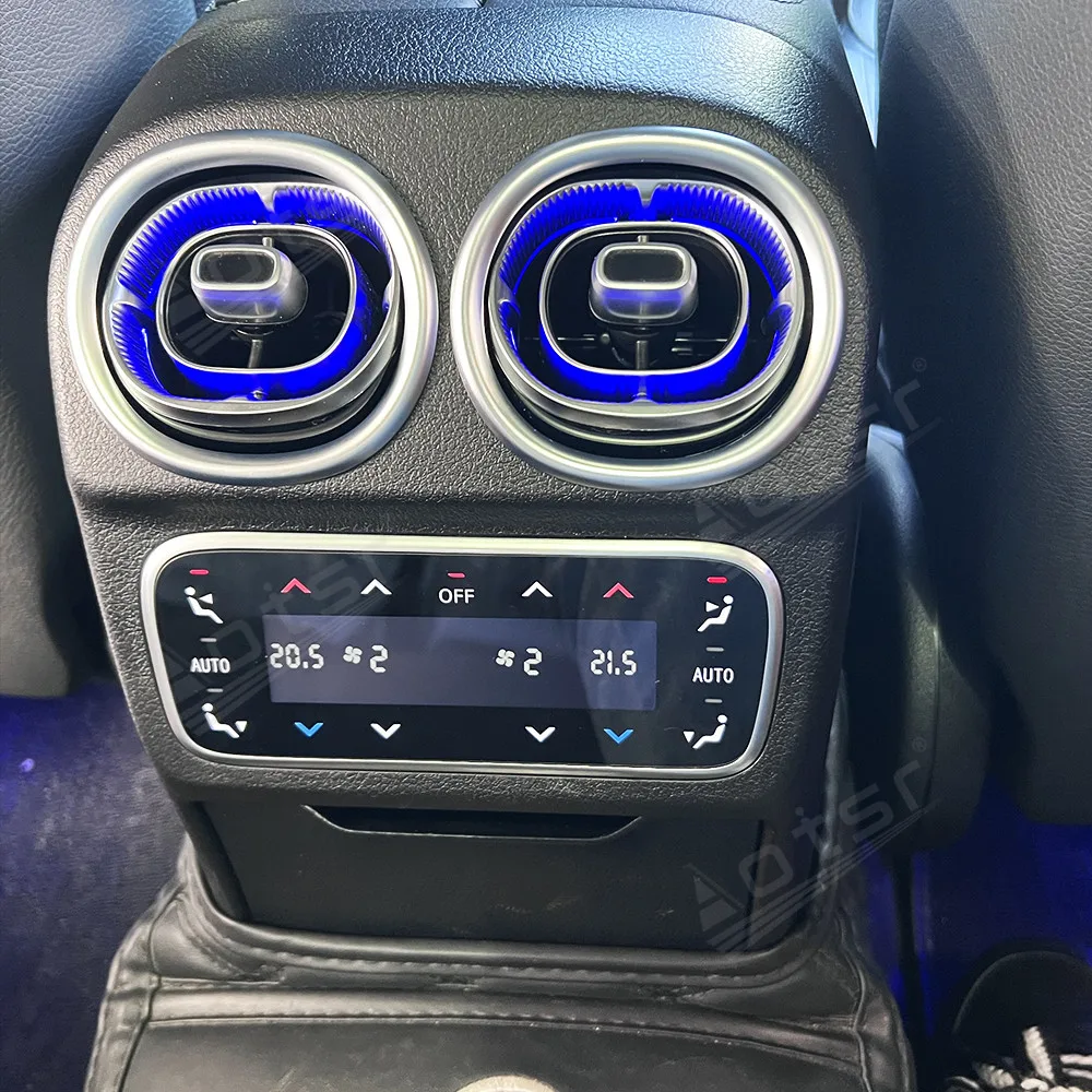 

Панель контроля температуры кондиционера для Mercedes Benz C C200 C260 GLC 2021 2022 2023 экран подогреватель сиденья панель переменного тока