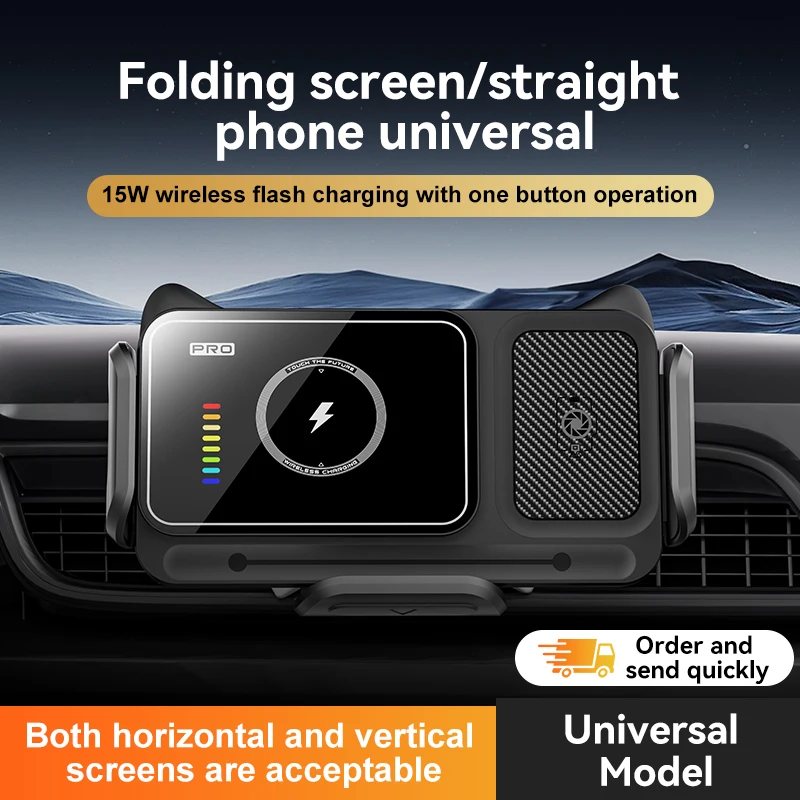Universal Car Phone Holder Charging Stand with 360° Rotation