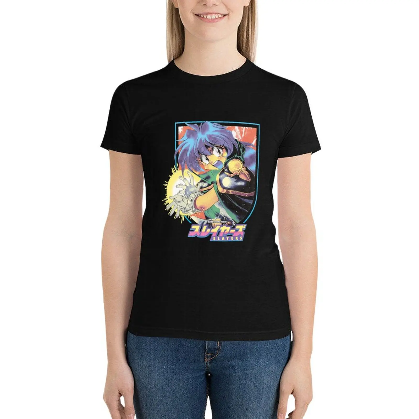 

Slayers T-Shirt aesthetic clothes summer clothes graphics plus size tops tshirts for Women