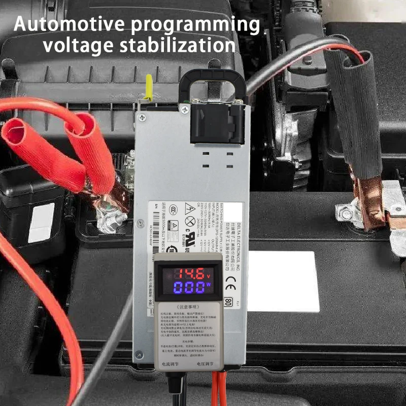 Chargeur RC 3-15V 2-50A avec pinces, câbles de sortie et adaptateurs secteur UK/EU/AU/US