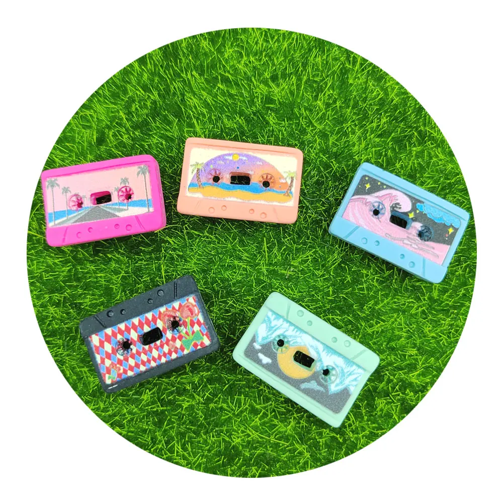 

Cute Resin Simulation Tape Cabochon Flatbacks For Hair Bows Center Accessories DIY Decoration Scrapbooking Craft