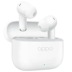 Enhanced Wireless Bluetooth In - Ear Headphones with AI Noise Reduction and HiFi Stereo Sound (OPPO R4 White)