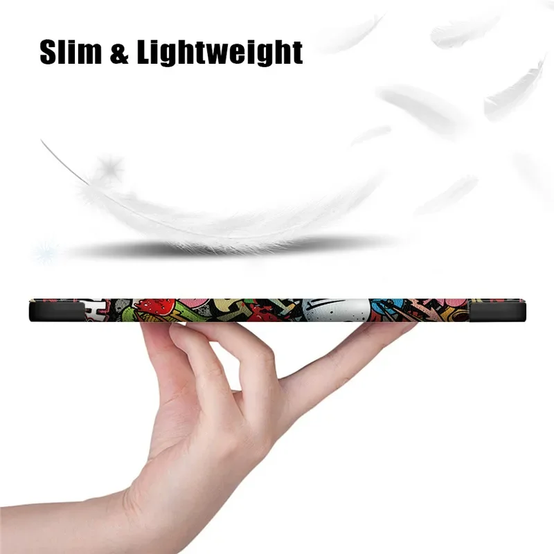 Tablet Case for Xiaomi Pad 5 11 inch Magnetic Shockproof Cover For XiaoMi Mi Pad 5 Pro Painted Trifold Shell+Film+Stylus