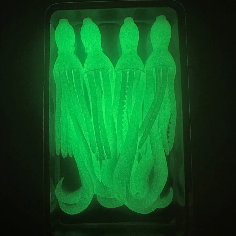 Description Picture 5 of itemTPE Fishing squid skirts swim bait fishing lures soft octopus lure