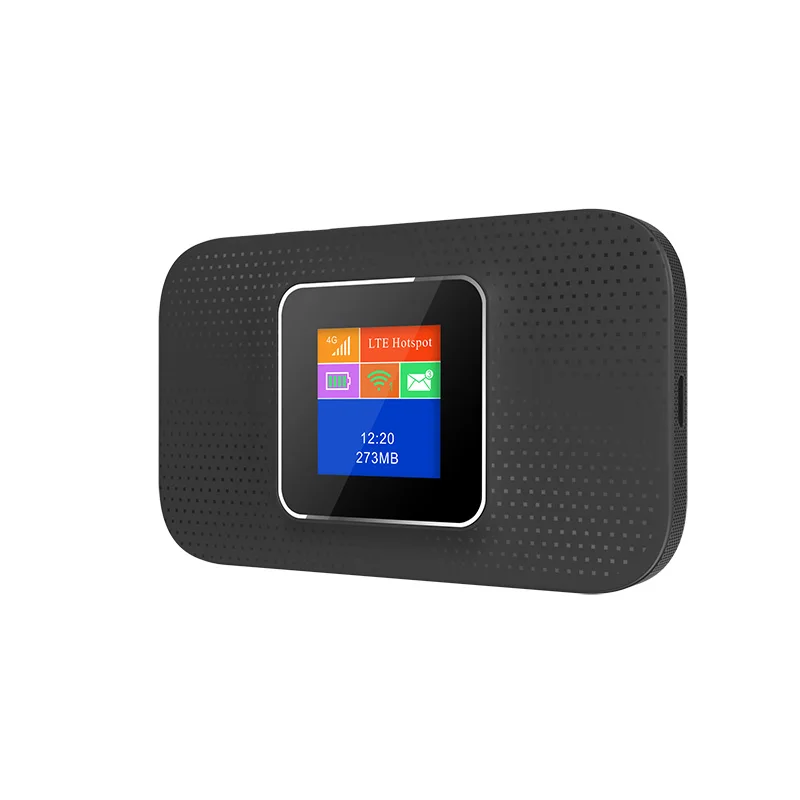 4G wifi router color LCD display LTE modem Sim Card Router MIFI pocket hotspot built-in battery portable WiFi