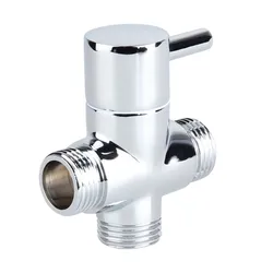 Adjustable Three-Way Water Diverter ShowerHead T-Adapter Valve Bathroom Accessories Toilet Sprayer Connector Separator Faucet