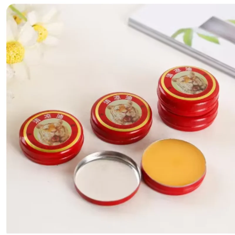 Natural Tiger Balm Essential Oil Treatment Cold Headache Dizziness Mosquito Elimination Solid Balm Ointment Fragrance Medicinal Oil Essential Oil Balm