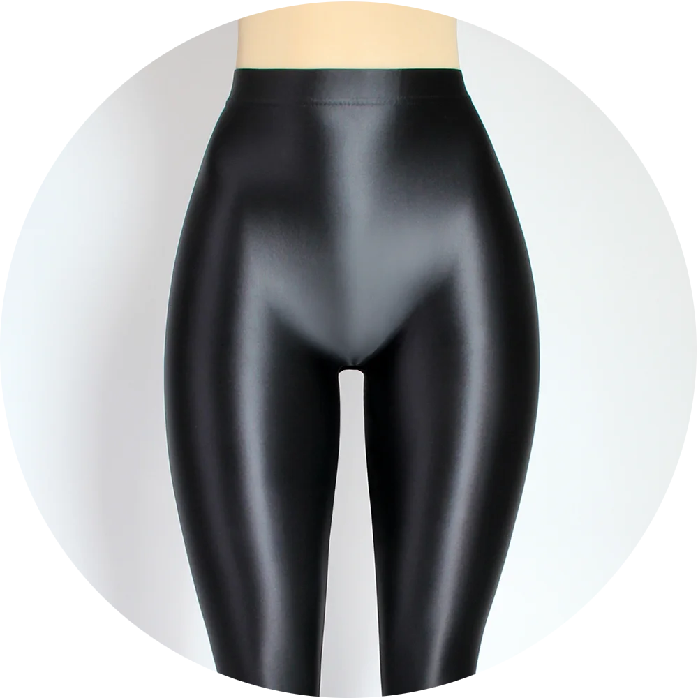 Sports yoga pants satin smooth opaque pantyhose bright tights sexy silk  stockings Japanese slim high waisted