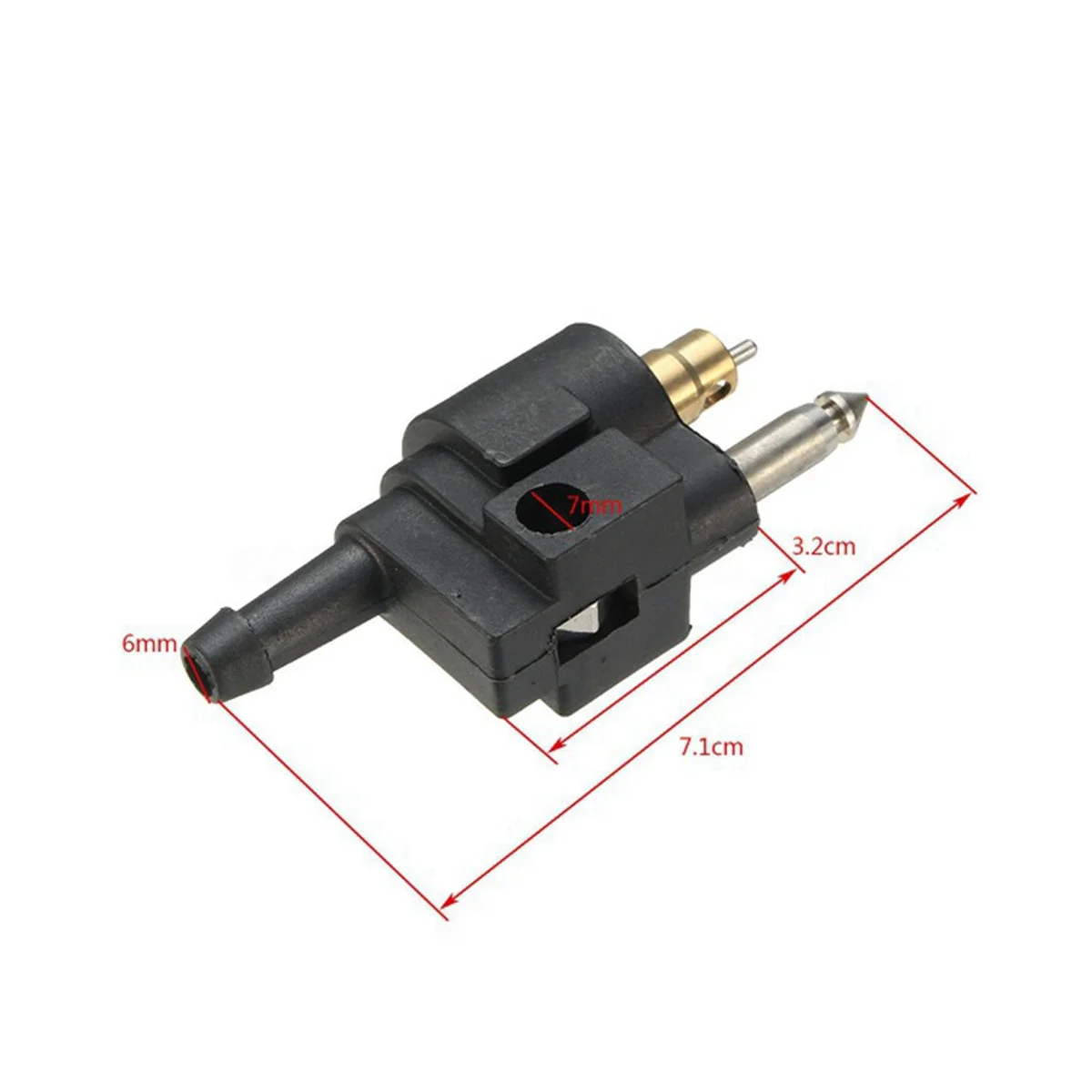 Fuel Line Connectors Fittings 6G1-24304-02 for Yamaha Outboard Motor 6Mm Male