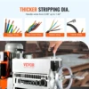 VEVOR Electric / Manual Wire Stripping Machine Cable Stripper Wire Peeler 370W 1.5-36mm 11 Channels for Scrap Copper Recycling 4