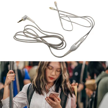 유선 헤드폰 오디오 케이블 교체 이어폰 MMCX 커넥터, 분리형 SHURE SE215 SE315 SE425 SE535 TH904, 3.5mm